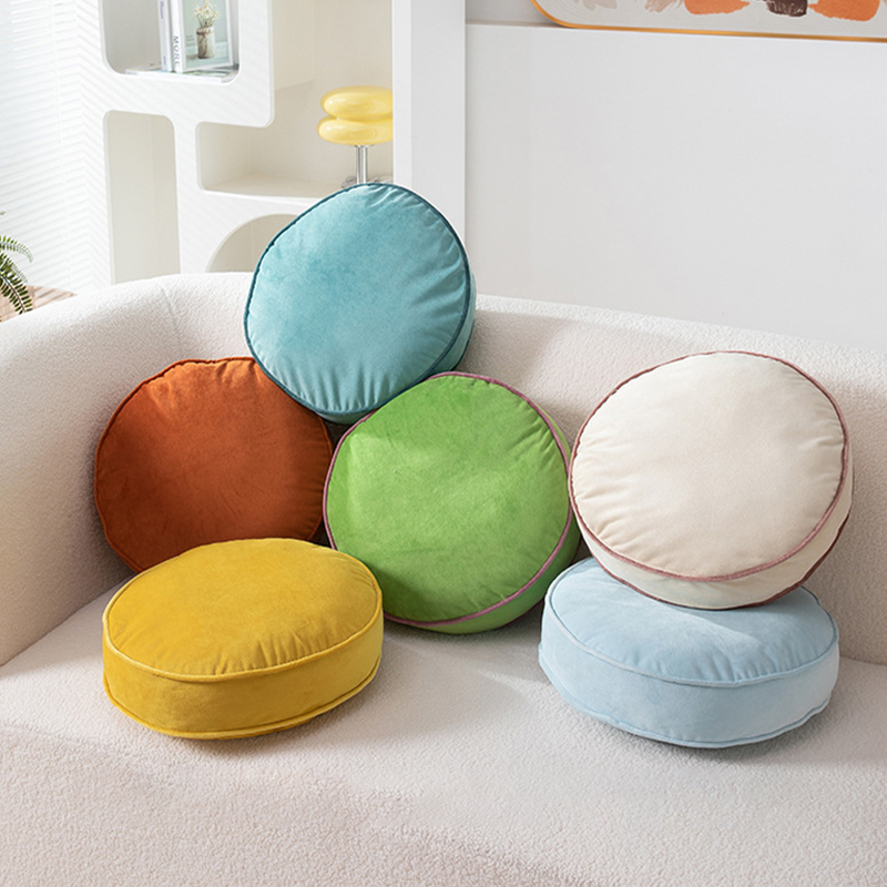 Meditation Cushion Zafu - 북유럽 미니멀리스트 스타일 부드러운 라운드 쿠션,