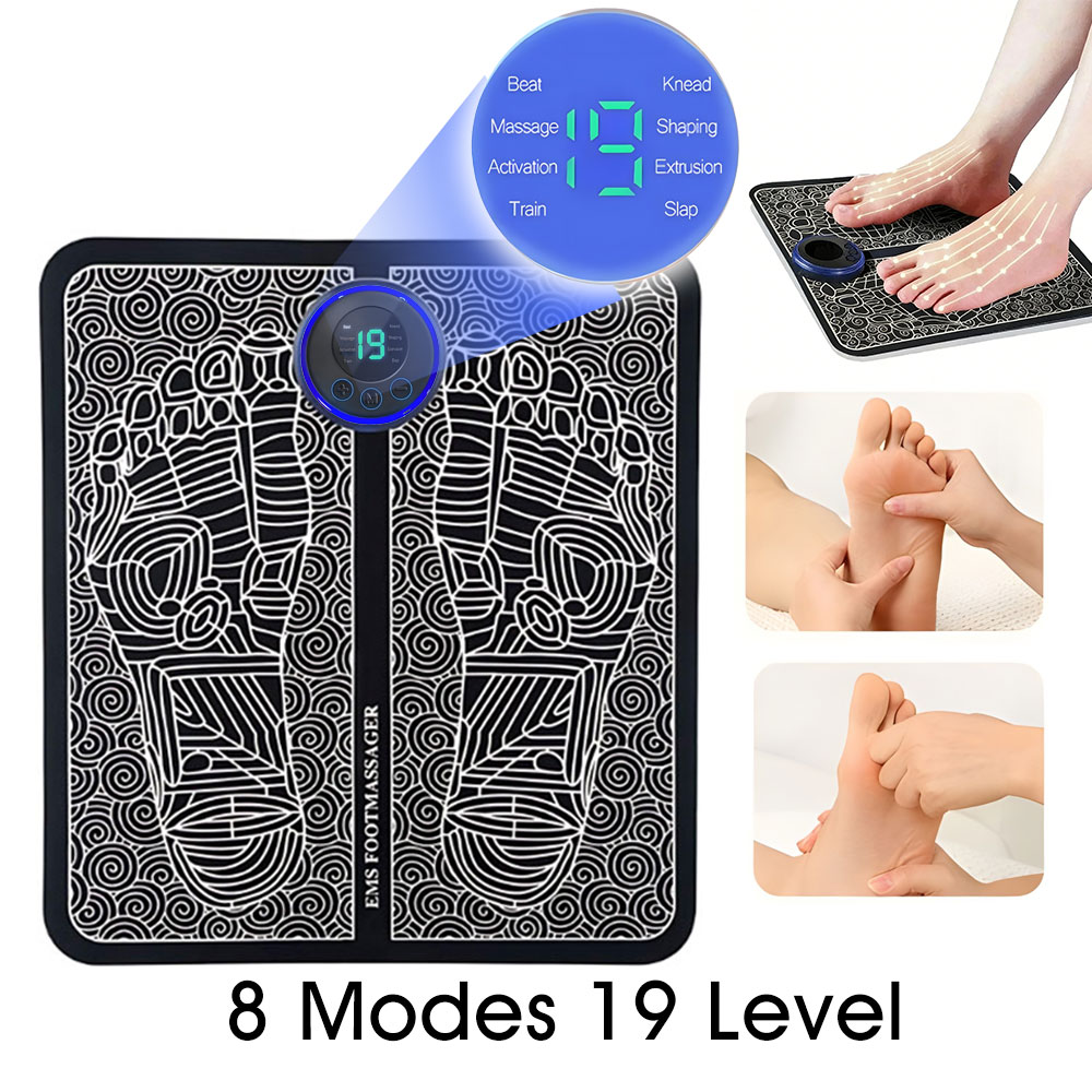 Foot Bath Massager - 발 마사지기 8가지 모드 19단계 전기