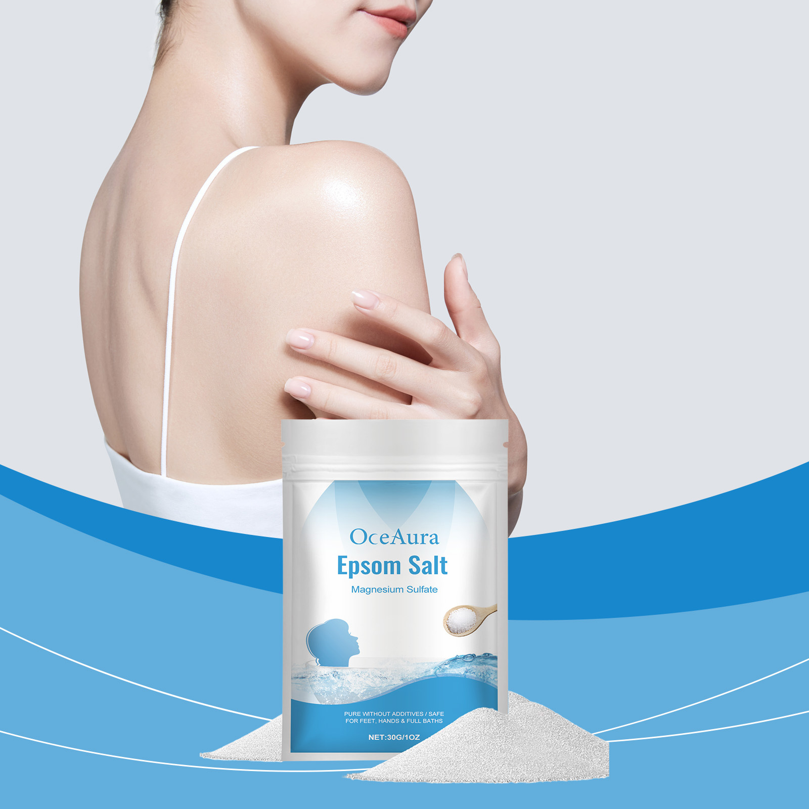Bath Salts Magnesium - 엡솜 솔트 황산마그네슘 보습 각질제거 순수