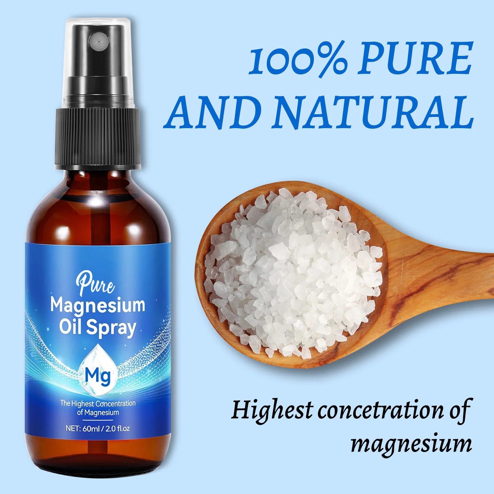 마그네슘 오일 스프레이 60ml 근육 이완 수면 개선  - Bath Salts Magnesium 리뷰 및 가격
