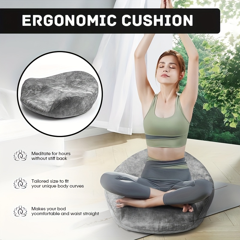 인체공학적 지지력을 제공하는 메모리폼 명상 쿠션 |   - Meditation Cushion Zafu 리뷰 및 가격