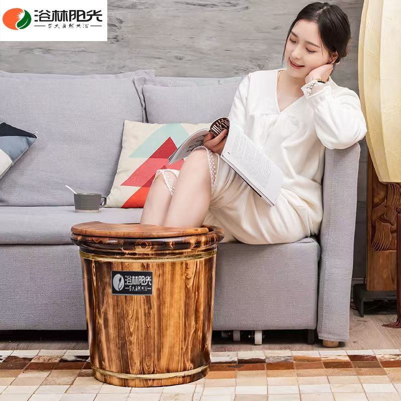 HYS 삼나무 발 담금통 발 마사지 발 욕조 나무 통나 - Foot Bath Massager 리뷰 및 가격