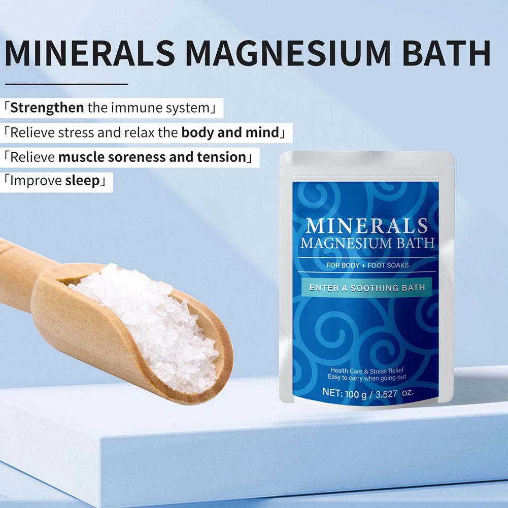 100g USDA 유기농 마그네슘 목욕 소금 휴대용 천 - Bath Salts Magnesium 리뷰 및 가격