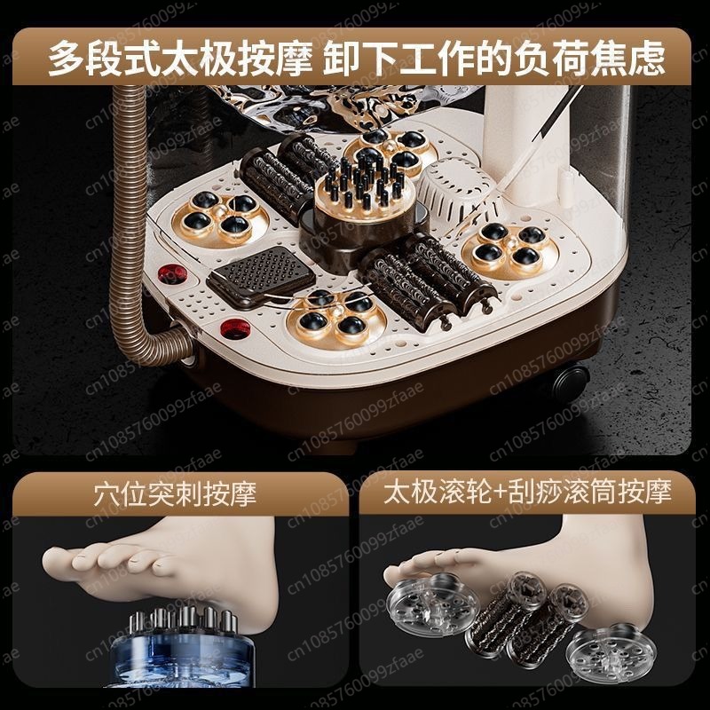 전기 발 스파 마사지기 자동 가열 발 담금 욕조 바퀴  - Foot Bath Massager 리뷰 및 가격