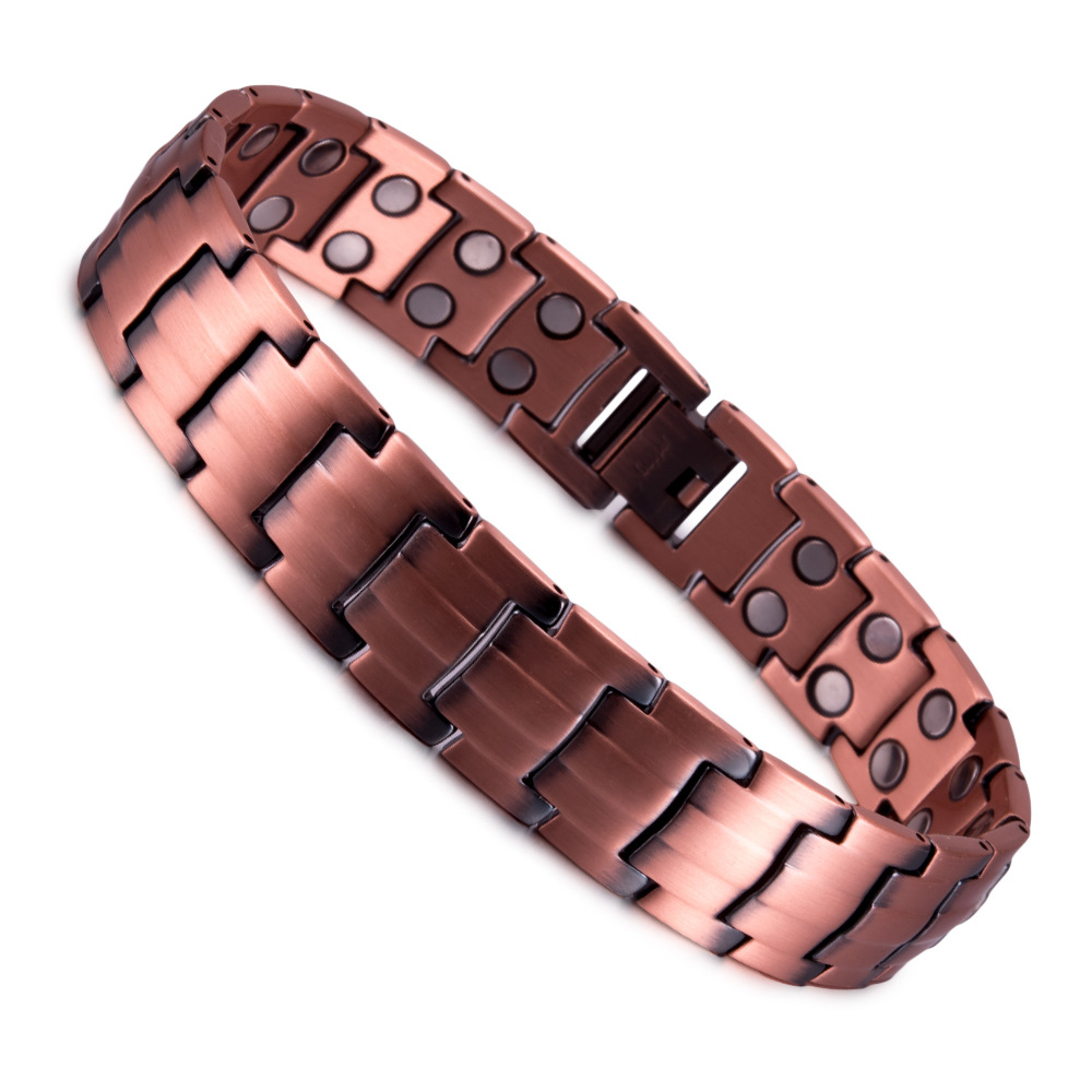 프리미엄 레드 코퍼 자석 요법 팔찌 남성용 |   건강 - Health Wellness Bracelet 리뷰 및 가격